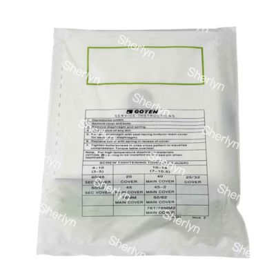 Membrana in nitrile GOYEN K5004 M1638A per Goyen 2'' CA50T 2.5'' CA62T