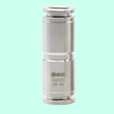 SMC Push To Connect Fittings in acciaio inossidabile KQG2H06-00 Tubo rettilineo 4E2-1ES/KQ2A43 Fitting a tocco unico.