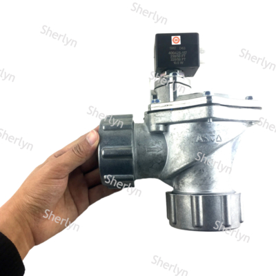 Valvola a impulsi elettromagnetici ASCO SCG353A065 Valvola a impulsi con interfaccia rotante Guarnizione NBR Serie 353 Collettore di polvere Valvole a impulsi doppie