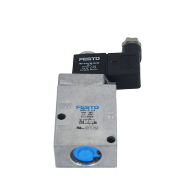 Valvola Festo MFH-3-1/4 9964, valvola meccanica, 3 porte, chiusa, elettrica, G 1/4, da 0,15 a 0,8 MPa