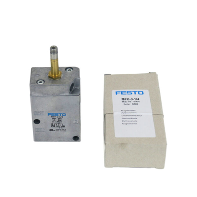 Valvola Festo MFH-3-1/4 9964, valvola meccanica, 3 porte, chiusa, elettrica, G 1/4, da 0,15 a 0,8 MPa