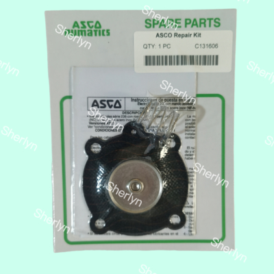 ASCO C131606 Kit di riparazione del diaframma adatto a SCE238D004 SCE238D009 Diaframma della valvola dell'acqua NBR/VITON