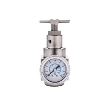 SR400 3/8  1/2  Dimensione filtro pneumatico regolatore lubrificante Valvola di regolazione della pressione in acciaio inossidabile