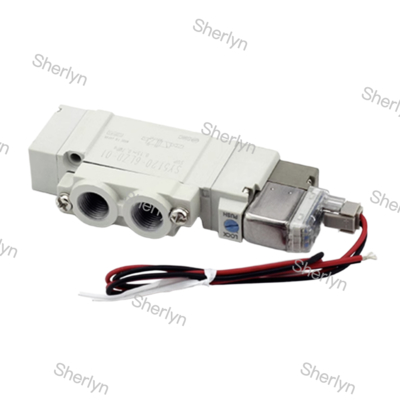 SY3120-5LZD-C6 Elettrovalvola SMC a solenoide a 2 posizioni, singolo solenoide, 24 VDC