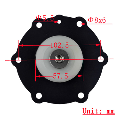 JOIL JICI40 JISI40 Valvola d'impulso 1 1/2" pompa d'aria kit di diaframma pompa di diaframma parti di 1,5 pollici nitrile fluoro gomma
