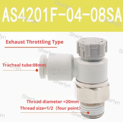 AS1201F-M3-06 Valvola a farfalla SMC AS1201F/2201F/3201F