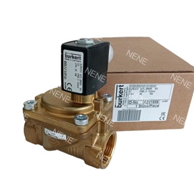 Valvola a solenoide Burkert 00221849 6281 G3/4 2/2 Normalmente Chiusa 13.0 Foro di Flusso NBR Guarnizioni Corpo Valvola in Ottone AC220V 8W 0.2-16bar -10~+80 ℃