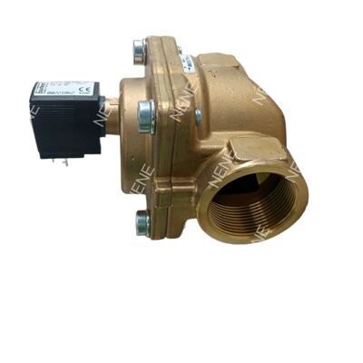 Materiale del corpo in ottone Valvola solenoide AC220V 8W 00221955 BURKERT NBR Sigillo 6281 Tipo G3/4 2/2, generalmente chiuso con controllo manuale 13.0 Forno di flusso 0.2-16bar