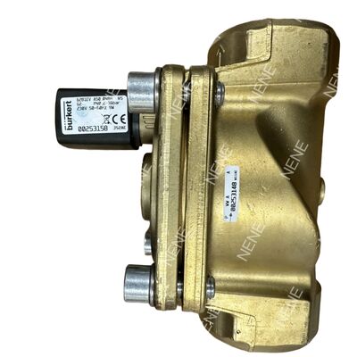 BURKERT 2/2 Way Solenoid Valve 00221958 Type 6281 G1 Normally Closed Brass Construction Manual Override NBR Seal 20.0 Flow Orifice DC24V 8W 0.2-16 Bar