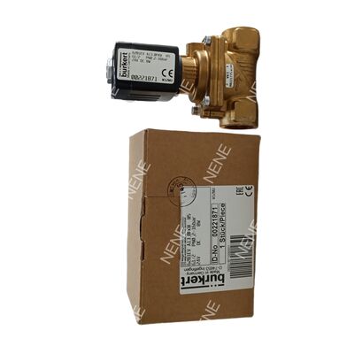 40.0 Valvola solenoide di orificio BURKERT Tipo 6281 00270142 G1 1/4 2/2 Normalmente chiuso Corpo in ottone Manuale di sovrascrizione NBR Sigillo DC24V 8W 0,2-16bar -10~+80°C