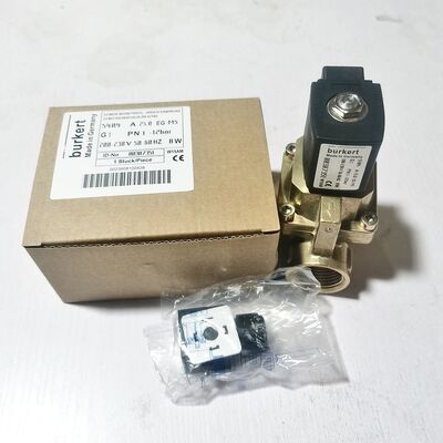 Valvola solenoidale di serie Burket5404 a chiusura normale 00307351 00307284 20004406 Valvola ad acqua a doppio senso