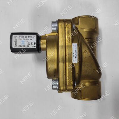 Elettrovalvola FKM per alte temperature BURKERT Tipo 6281 00221875 G3/4 2/2 Normalmente chiusa Corpo in ottone 13.0 Orifizio AC24V 8W 0.2-16bar da 0 a +120°C