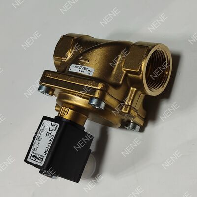 13.0 Valvola solenoidale di portata BURKERT Tipo 6281 00221873 G1/2 2/2 Normalmente chiusa Corpo in ottone FKM Sigillo AC220V 8W 0,2-16bar 0~+120°C