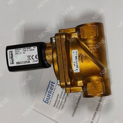 13.0 Valvola solenoidale di portata BURKERT Tipo 6281 00221873 G1/2 2/2 Normalmente chiusa Corpo in ottone FKM Sigillo AC220V 8W 0,2-16bar 0~+120°C