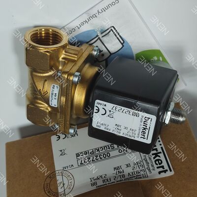 Elettrovalvola BURKERT tipo 6281 AC220V alta temperatura con guarnizione FKM 00221876 G3/4 2/2 NC corpo in ottone 13.0 Orifizio 8W 0.2-16bar 0~+120°C