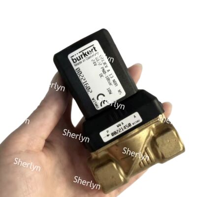 Valvola a solenoide Burkert in ottone 00221934 G3/4 24V DC