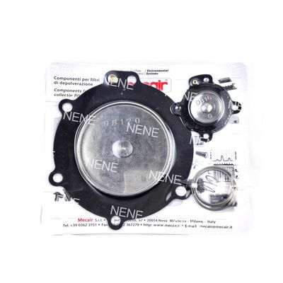FKM/Viton Diaframma DB120 DB16 3'' Kit di riparazione del diaframma Pulse Jet Valves Mecair 2,5 pollici VNP220 VEM220 VNP420 VEM420 VNP424 VEM424 VNP620 VEM620 VNP720 VEM720