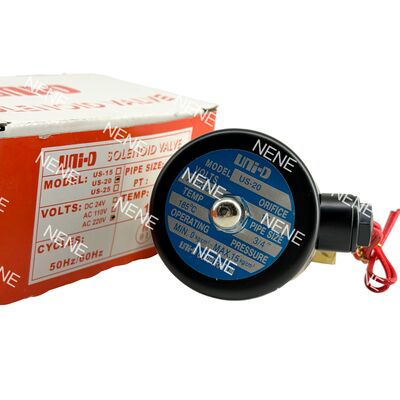 Valvola a solenoide pneumatica con pistone in ottone UNID 3/4" -5°C ~ 185°C Valvola per acqua