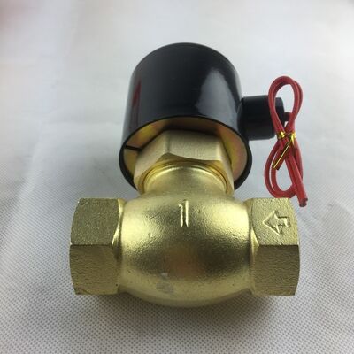 Valvola a solenoide per vapore resistente alle alte temperature in rame US-35, valvola elettrica di controllo, valvola dell'acqua da 1,2 pollici