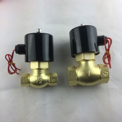Valvola a solenoide per vapore resistente alle alte temperature in rame US-35, valvola elettrica di controllo, valvola dell'acqua da 1,2 pollici