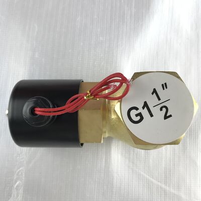 Valvola a solenoide per vapore US-40 (1,5 pollici) AC220 TXPC in rame, valvola elettrica di controllo, valvola dell'acqua resistente alle alte temperature