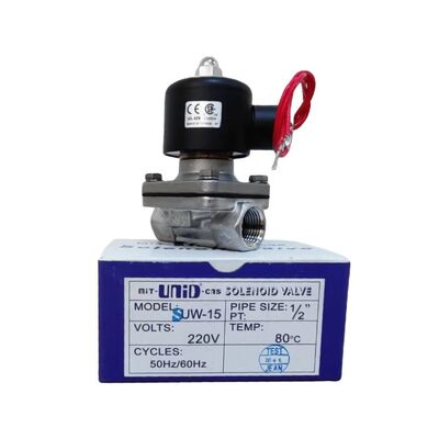 Valvola Solenoide UNID SUW-15 Acciaio Inox 316 Valvola Solenoide Vapore Valvola Vapore Valvola Acqua