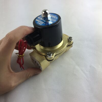 Valvola elettromagnetica Valvola d'acqua UW-15 Corpo di rame Valvola d'aria normalmente chiusa a due vie
