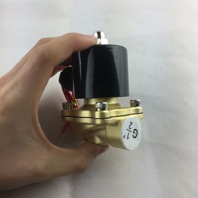 Valvola pneumatica normalmente chiusa in rame UW-25, valvola elettromagnetica a due vie, valvola dell'acqua, elettrovalvola