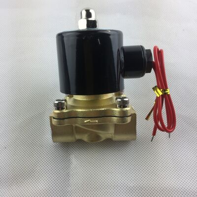 Valvola pneumatica normalmente chiusa in rame UW-25, valvola elettromagnetica a due vie, valvola dell'acqua, elettrovalvola