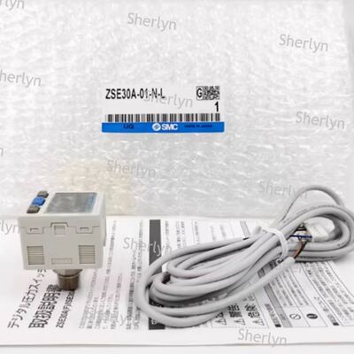 Interruttore di pressione NPN a cavo lungo per installazione a lunga distanza di grandi apparecchiature SMC ISE30A-01-N-ML interfaccia R1/8
