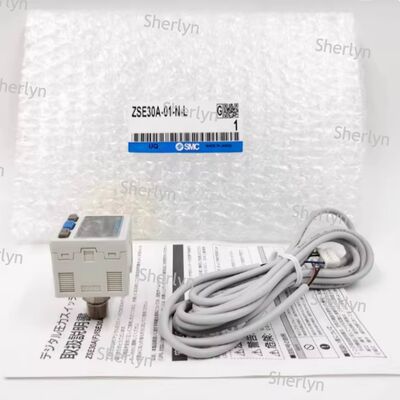Sensore di pressione digitale ad alta precisione PNP Output Linea di produzione automatica Controllo della pressione dell'aria SMC ISE30A-01-P-L