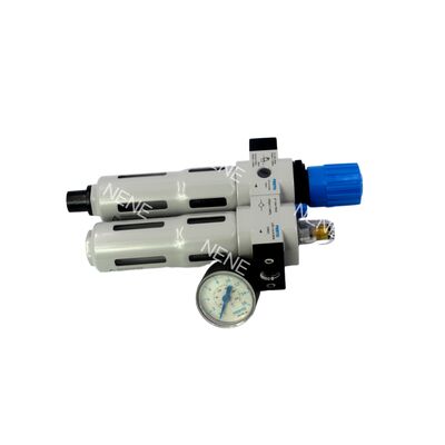 Unità di preparazione aria con manometro MPA Festo FRC-1/4-D-MINI-A-MPA 8002271 G1/4 40μm Scarico completamente automatico 0.5-12bar Lega di zinco