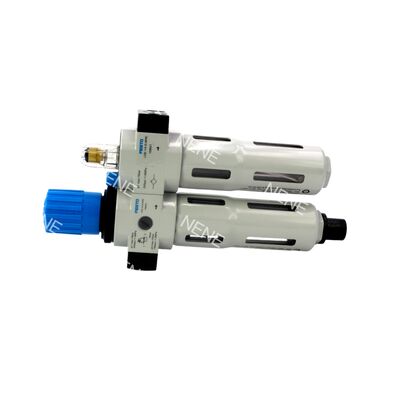 Festo FRC-1/4-D-MINI-MPA 8002267 1000L/min Zinc Alloy Filter Regulator Lubricator G1/4 Manuale Drain 40μm 0,5-12bar Con Gauge MPA