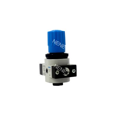 G1/4 1600L/min Festo di zinco fuso a fuso LR-1/4-D-7-MINI-MPA 8002289 regolatore di pressione 0,5-7bar Diaframma azionato direttamente con manopole chiudibile con calibro MPA