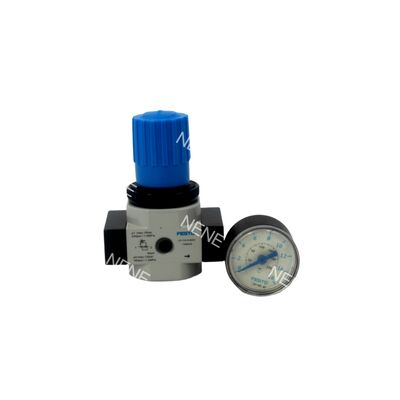 G1/4 1600L/min Festo di zinco fuso a fuso LR-1/4-D-7-MINI-MPA 8002289 regolatore di pressione 0,5-7bar Diaframma azionato direttamente con manopole chiudibile con calibro MPA
