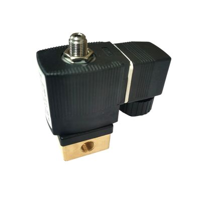2/2 NC Elettrovalvola a Solenoide ad Azione Diretta 00125304, Attacco G1/4, Orifizio 3.0, Valvola in Ottone Sigillata FKM, 220V AC Alimentazione Industriale, Pressione di Esercizio 10bar