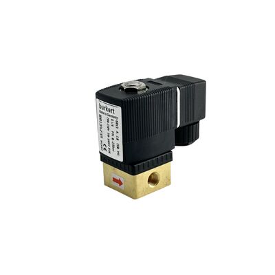 Valvola solenoide di controllo dei fluidi BURKERT serie 6013 00134249, Alta pressione 16 bar, G1/8 Interfaccia, 2,5 mm di foratura, sigillo FKM resistente alla corrosione, 24VDC 8W
