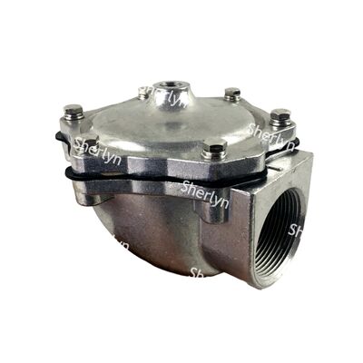 ASCO G353A045 1.5" NPT Valvola a getto a impulso del corpo in alluminio, tipo di diaframma pilotato per il sistema di raccolta della polvere industriale