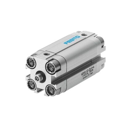 Manipolazione del materiale ADVU-16-10-A-P-A 156594 Festo filo esterno cilindro pneumatico 16 mm foratura 10 mm tratto doppio effetto M5 porto pistone magnetico compatto ISO 6432