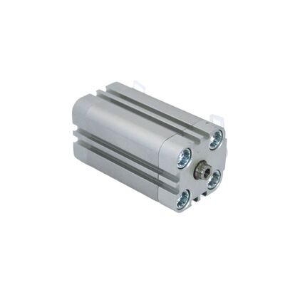 Fermo pallet 20 mm Foratura x 20 mm Colpo FESTO ADVU-20-20-P-A 156517 Flusso interno Compatto Attuatore Pneumatico M5 Porta doppia azione con pistone magnetico ISO 6432