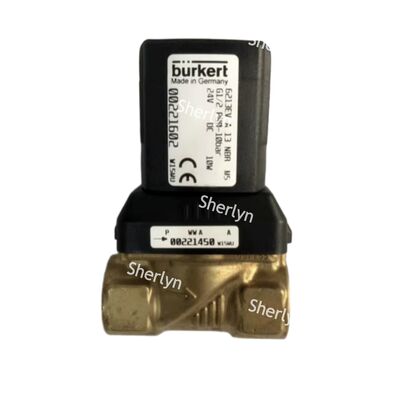 2/2 Strada normalmente chiusa BURKERT 00221881 G3/4 Valvola solenoide Sistema di automazione AC24V