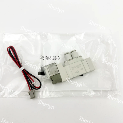 Compatta M5 Port DC12V Pilot Solenoid Valve SMC SY3120-6LZD-M5 a bassa potenza per SMT Dispensing