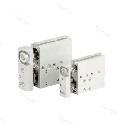 Componente scorrevole lineare compatto a spinta pesante FESTO SLF-16-20-P-A 170512 Azionamento pneumatico in alluminio piatto 16 × 20 mm per l'automazione del posizionamento delle celle della batteria