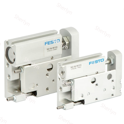Doppia azione FESTO 170503 SLF-6-10-P-A cilindro d'aria a scivolo lineare, 6 × 10 mm Spec Corpo in alluminio resistente alla corrosione cuscino finale elastico per apparecchiature di automazione