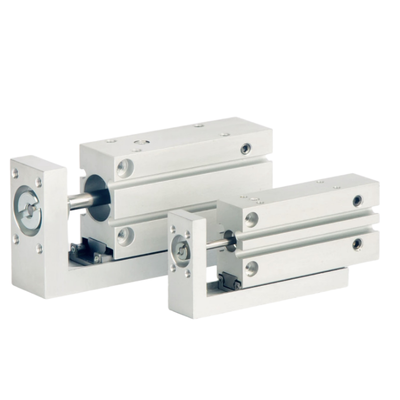 Mini cilindro a scorrimento guidato da gabbia a sfere ad alta precisione Serie FESTO SLS SLS-10-5-P-A Codice 170491 Attuatore lineare pneumatico a doppio effetto Alesaggio da 10 mm Corsa da 5 mm con magnete e cuscino integrati