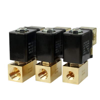 JT22-02 Valvola solenoidale pneumatica in ottone a due vie di temperatura normale chiusa da 30 a 120 °C Ideale per sistemi di controllo dei fluidi
