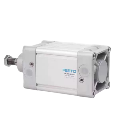 FESTO DNC32-25-PPV-A 163305 Cilindro pneumatico a doppio effetto Alesaggio 32 mm Corsa 25 mm con cuscino regolabile PPV