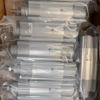 32 mm di foratura 80 mm di tratto FESTO DNC32-80-PPV-A 163307 cilindro d'aria a doppia azione con cuscino pneumatico PPV regolabile bilateralmente