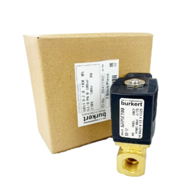Valvola solenoidale pneumatica normalmente chiusa in due vie. Corpo in ottone.