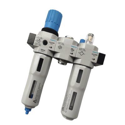 FESTO LF-1/2-D-MAXI-A Filtro dell'aria compressa in lega di zinco 40μm Scarico manuale 0,5-12bar